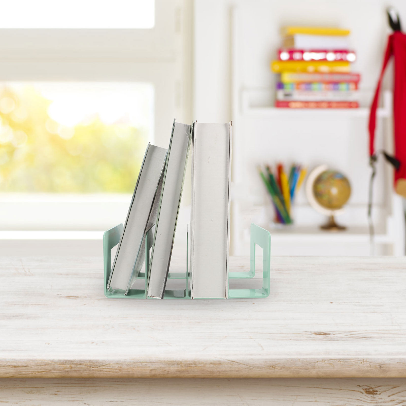 Magazine Holder Rack - Bureau Boekenorganizer Boekenhouder Plank Tijdschriftenmap Rek