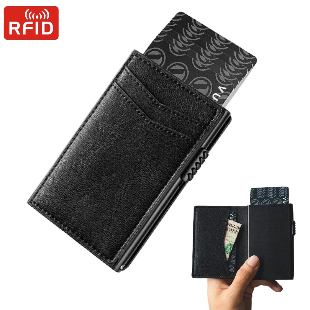 Index Card Holder - Minimalistische herenportemonnee Luxe creditcardhouder met portemonnee